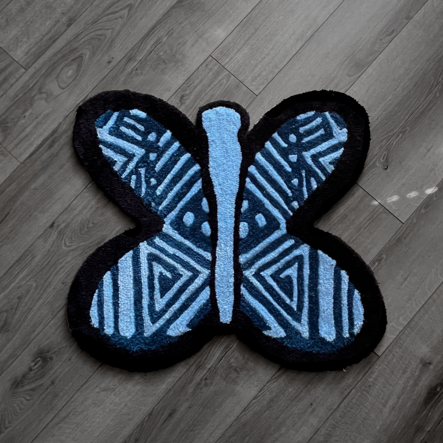 "GEOMETRIC BUTTERFLY" RUG